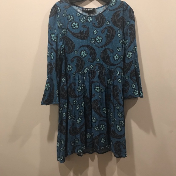 For Love & Lemons Babydoll Bohemian Dress, Large - Picture 2 of 6